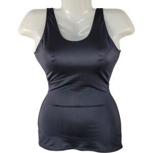 Assets by Spanx Black Compression Body Shaper Tank Top Women's size L